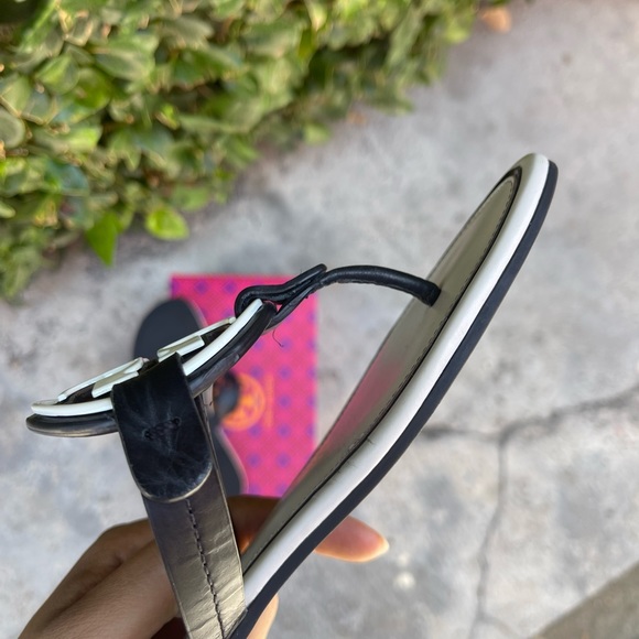 Tory Burch Metal Miller Calf leather Sandals - Picture 8 of 12